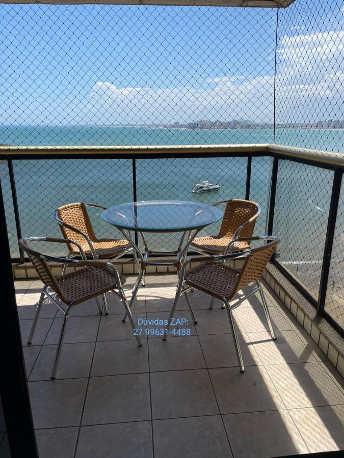 Apt Canto Nobre, Frente Total Para O Mar, 4 Quartos, Vaga De Garagem E Wi Fi Guarapari Exterior foto