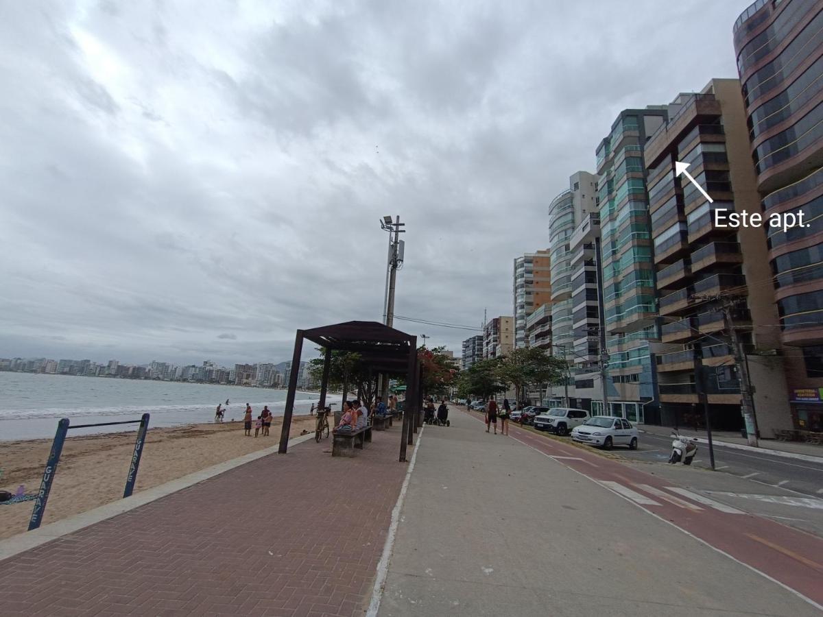 Apt Canto Nobre, Frente Total Para O Mar, 4 Quartos, Vaga De Garagem E Wi Fi Guarapari Exterior foto